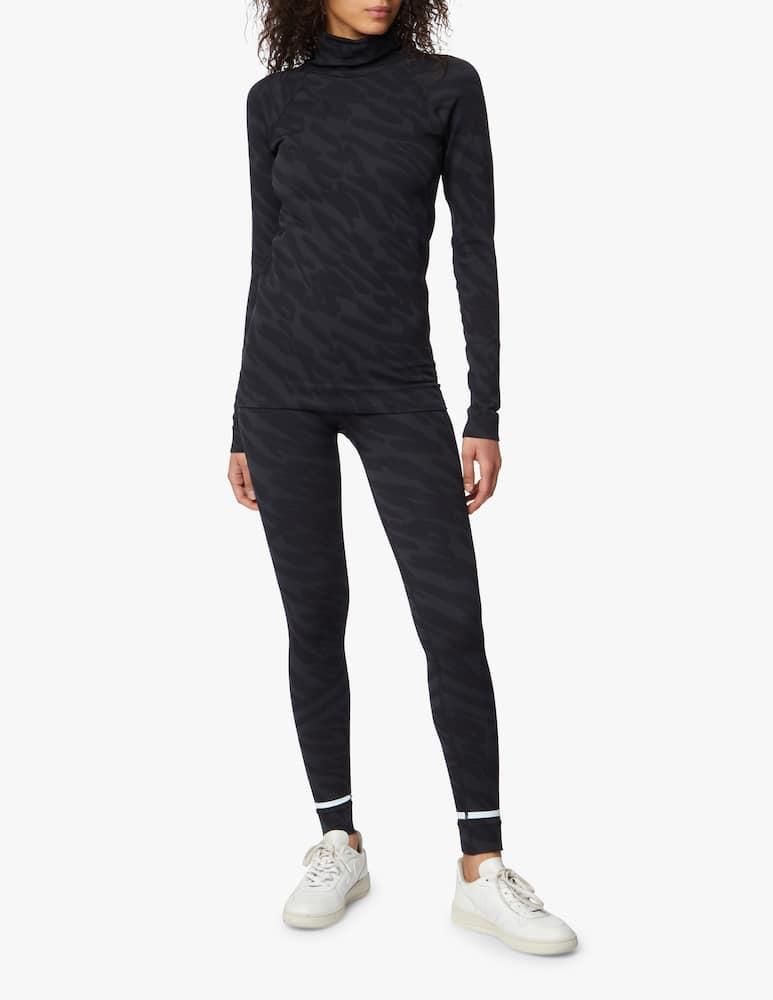 rinascente Sweaty Betty Betty Funnel Neck base layer top - black