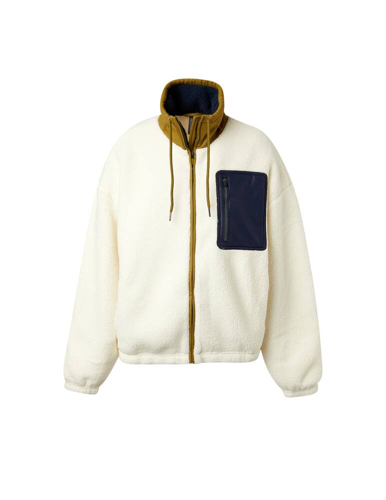 rinascente Sweaty Betty Felpa con zip Out Of The Woods - bianco