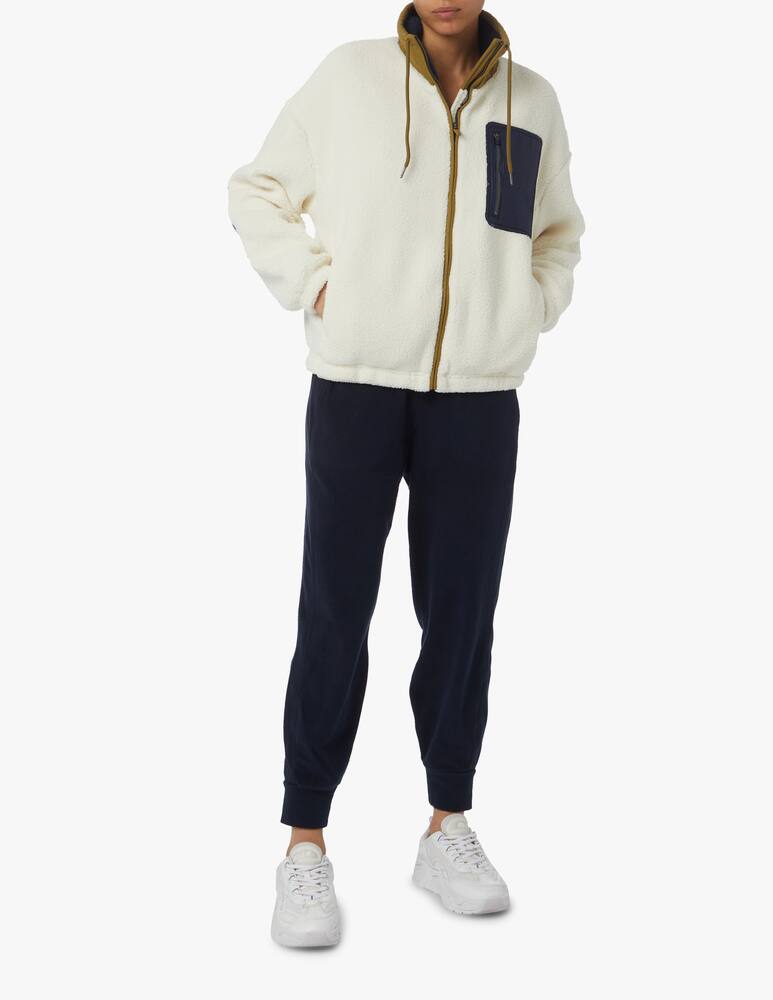 rinascente Sweaty Betty Felpa con zip Out Of The Woods - bianco