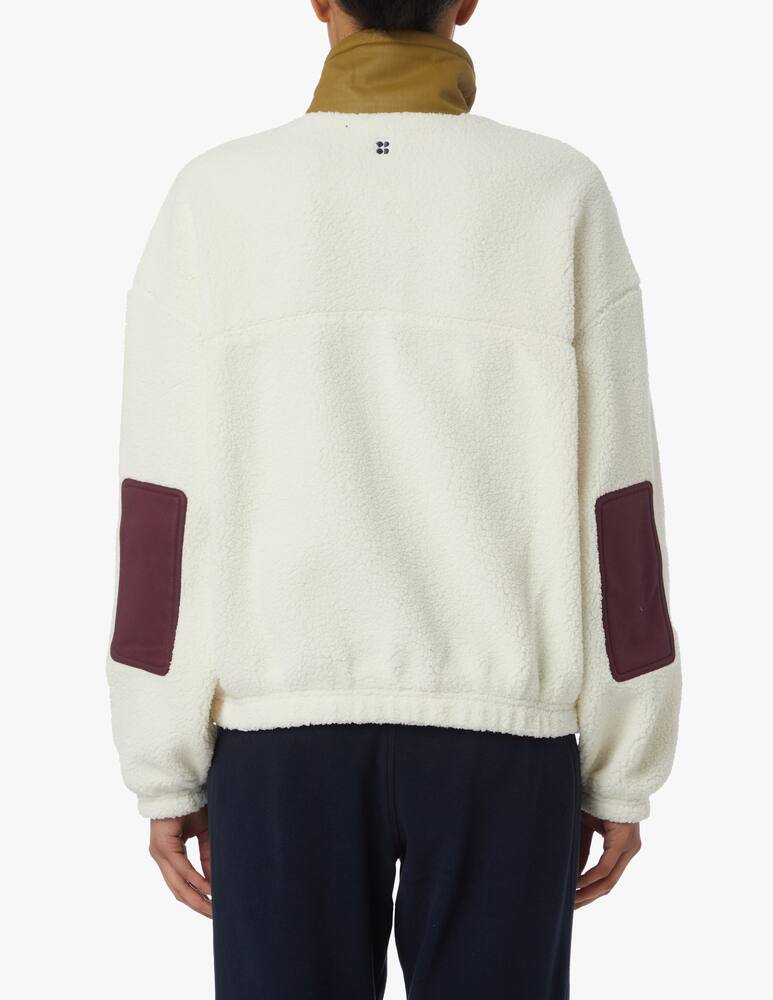 rinascente Sweaty Betty Felpa con zip Out Of The Woods - bianco