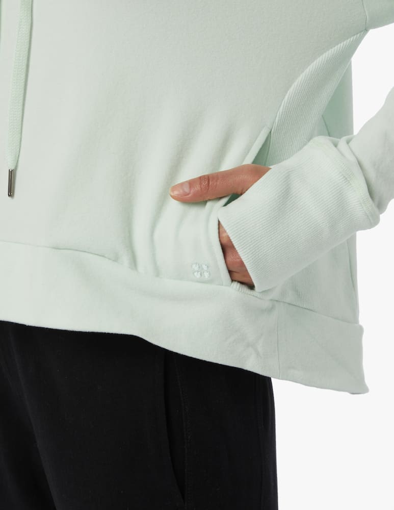 rinascente Sweaty Betty Harmonise Luxe fleece sweatshirt - green