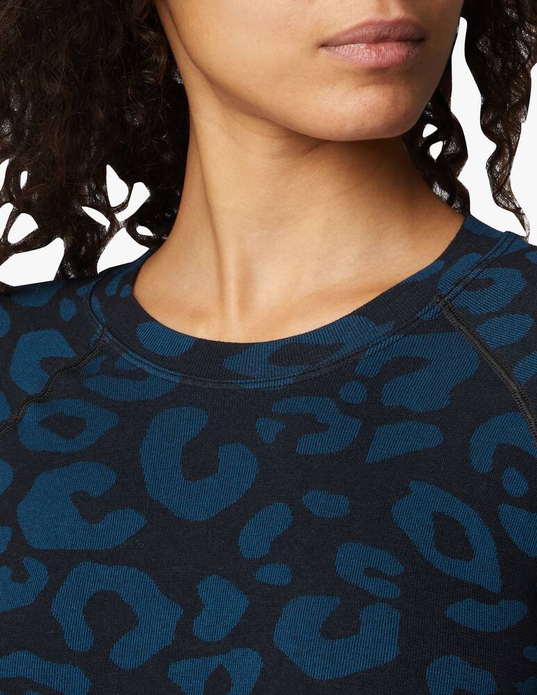 rinascente Sweaty Betty Top senza cuciture Glisten - blu