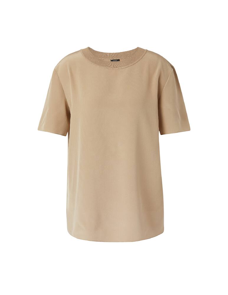 rinascente Joseph Rubi silk long sleeved blouse - beige