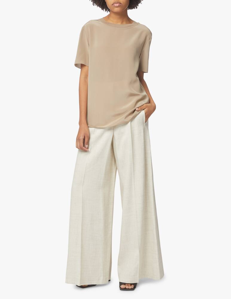 rinascente Joseph Rubi silk long sleeved blouse - beige