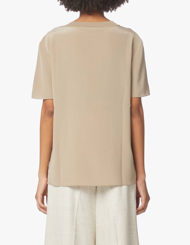 rinascente Joseph Rubi silk long sleeved blouse - beige