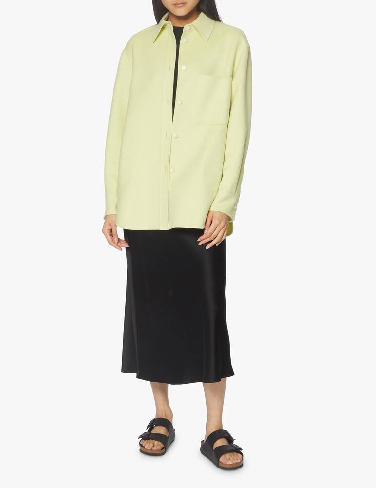 rinascente Joseph Camicia in misto lana Jelia - giallo