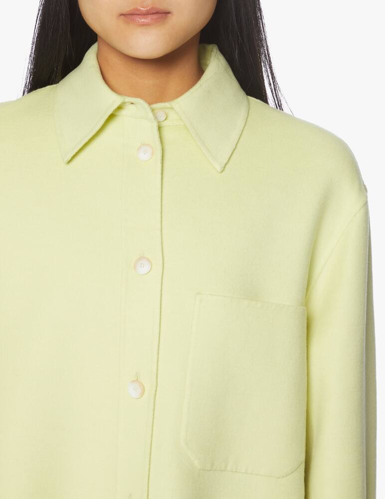 rinascente Joseph Camicia in misto lana Jelia - giallo