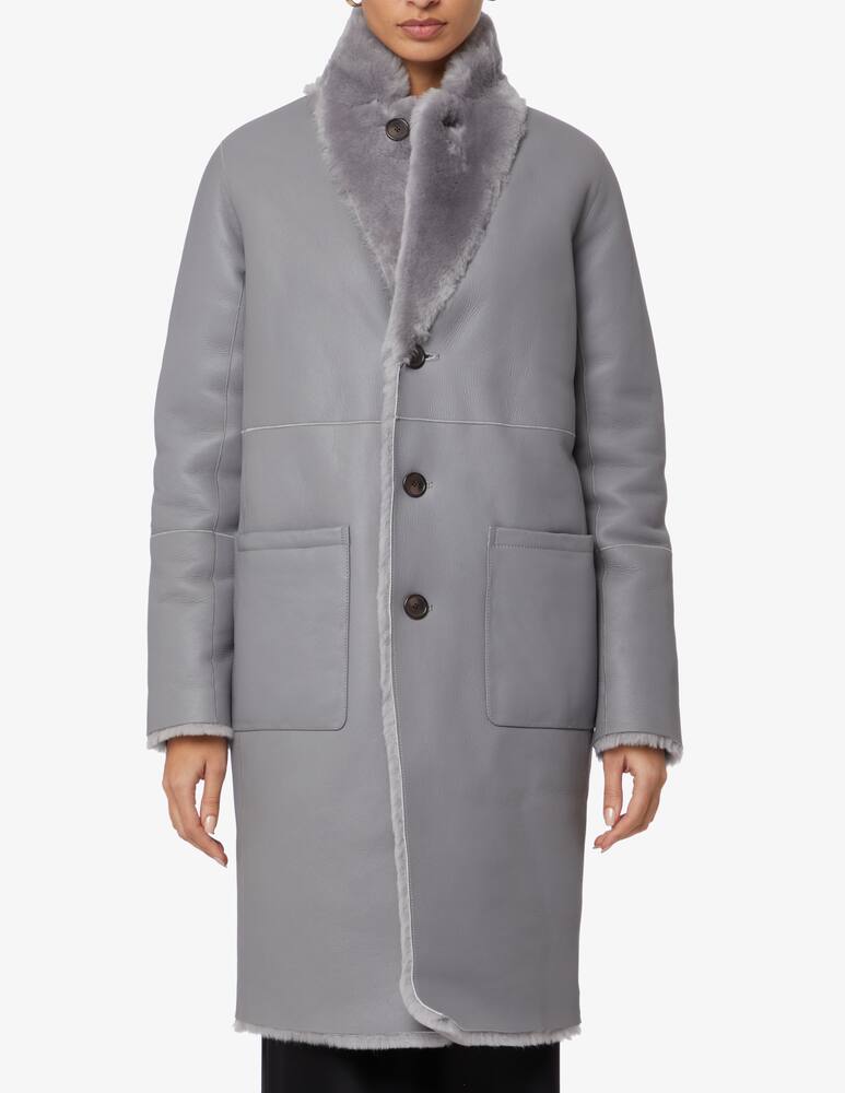 rinascente Joseph Britanny leather sheepskin - Grey