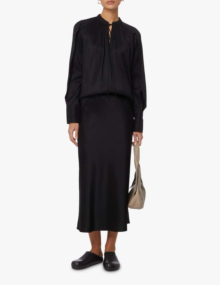 Joseph Blusa in lana e seta Cobden - Nero - immagine 2 Joseph Blusa in lana e seta Cobden - Nero - immagine 2