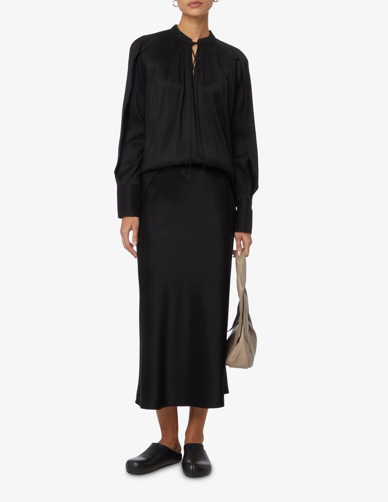 rinascente Joseph Blusa in lana e seta Cobden - Nero