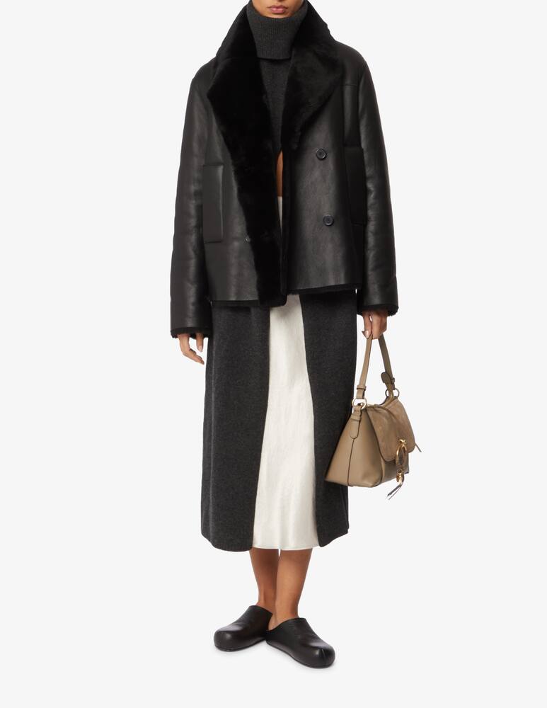 rinascente Joseph Calla leather sheepskin - Black