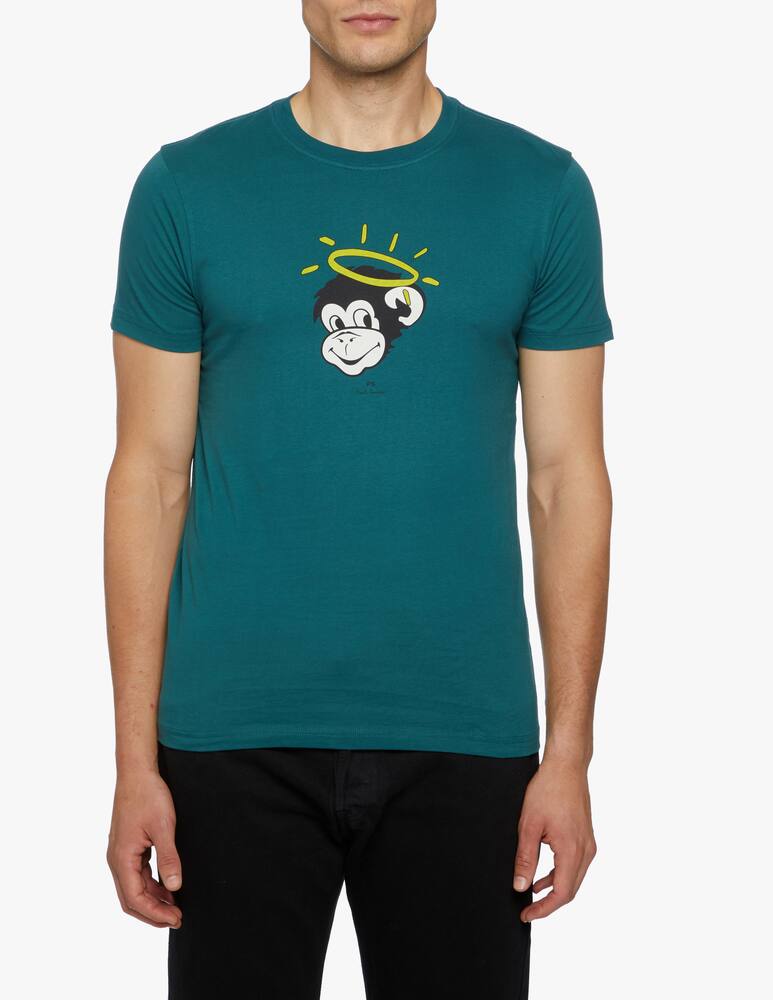 rinascente PS Paul Smith T-shirt monkey halo slim fit