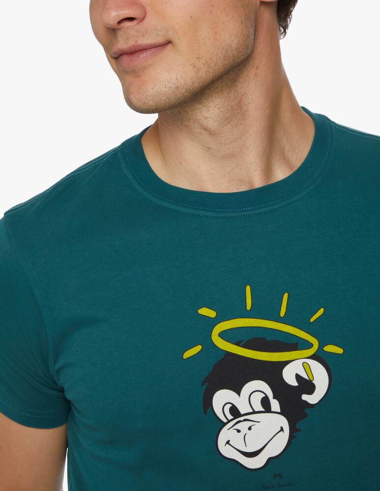 rinascente PS Paul Smith T-shirt monkey halo slim fit