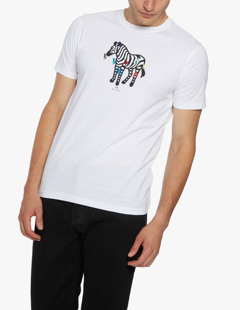rinascente PS Paul Smith T-shirt zebra climb slim fit