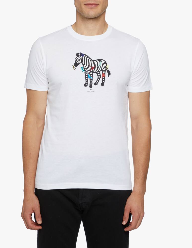 rinascente PS Paul Smith T-shirt zebra climb slim fit