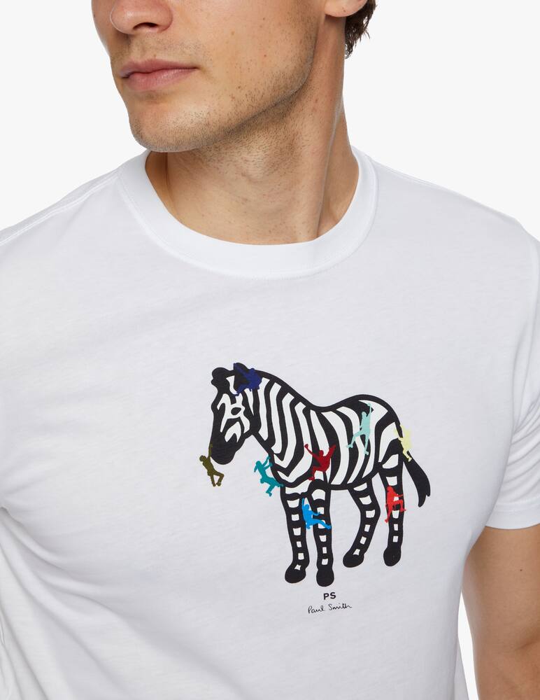 rinascente PS Paul Smith T-shirt zebra climb slim fit