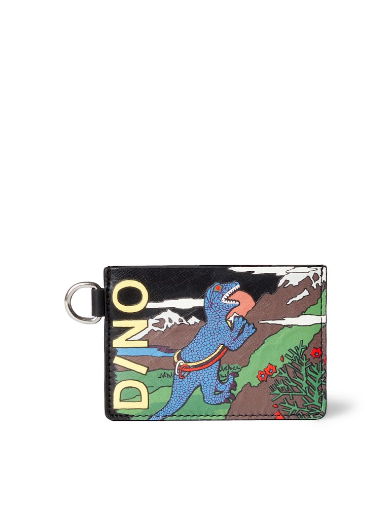 PS Paul Smith Portafoglio in pelle stampa cc dino - immagine 1 PS Paul Smith Portafoglio in pelle stampa cc dino - immagine 1
