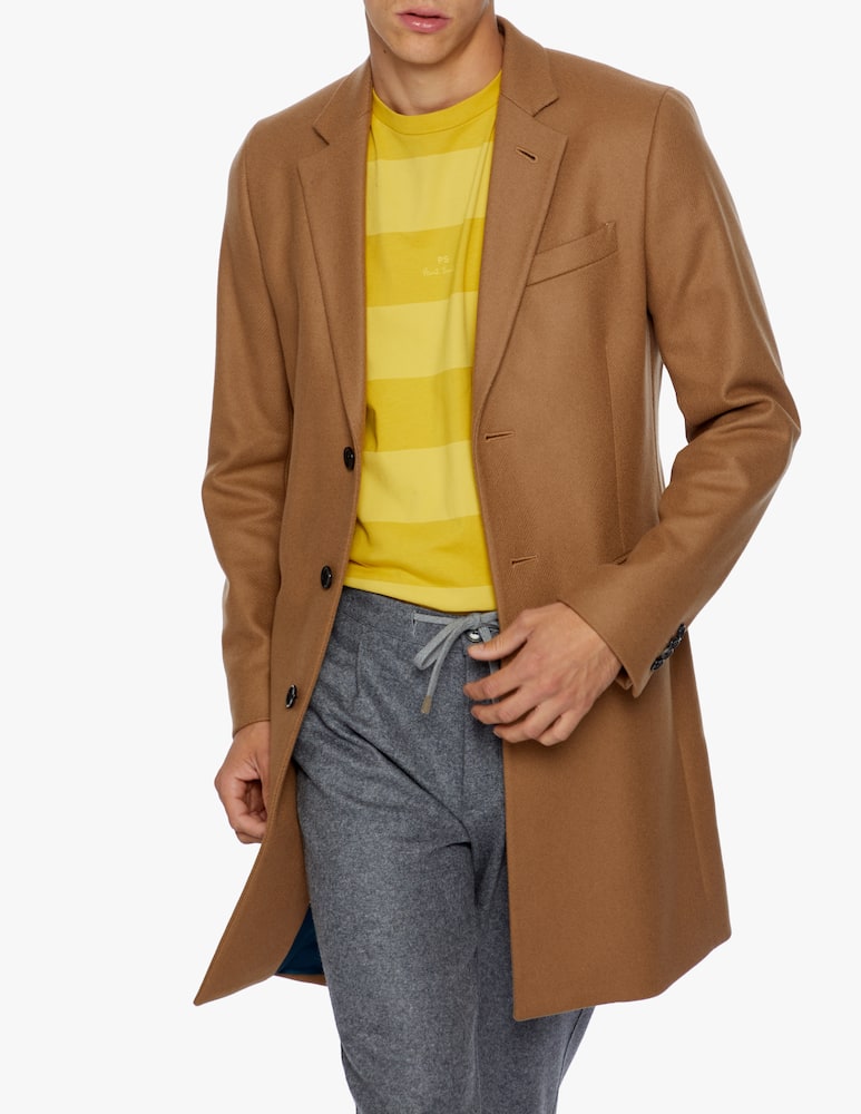 rinascente PS Paul Smith Cappotto monopetto in lana 