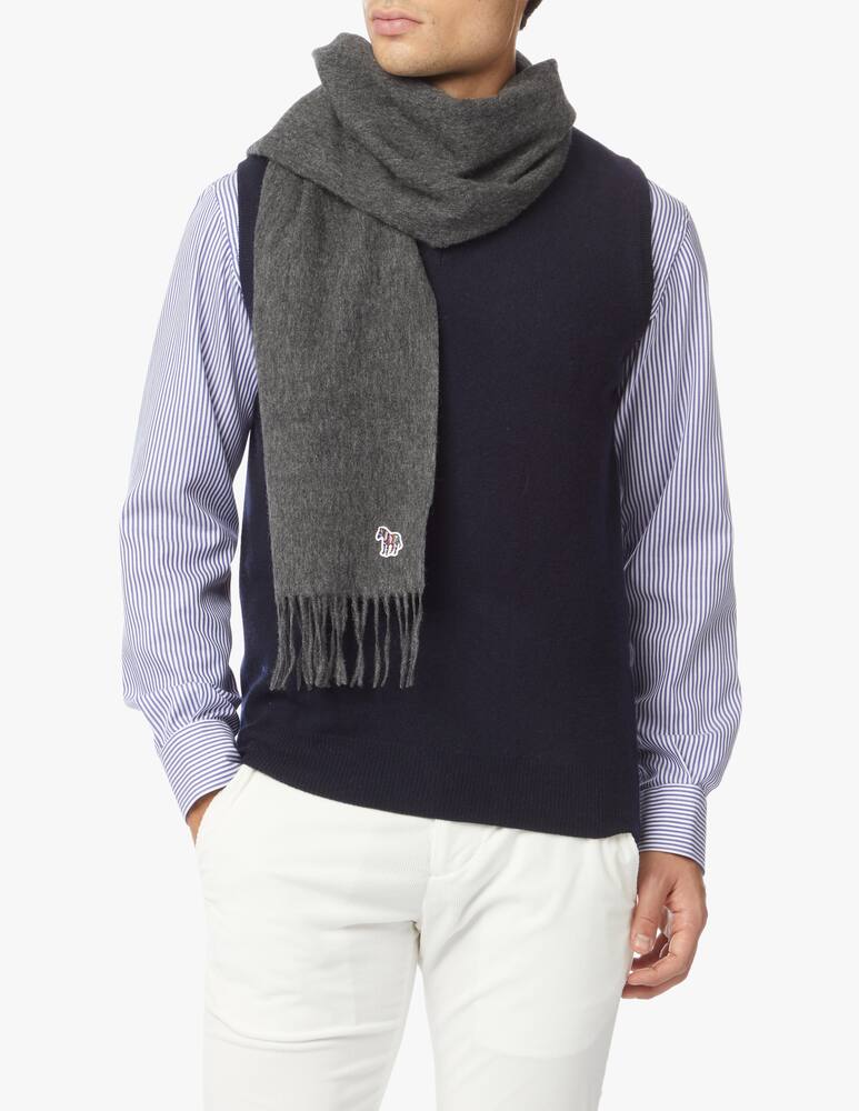 rinascente PS Paul Smith Zebra patch scarf