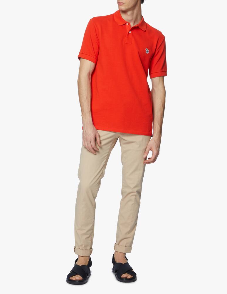 rinascente PS Paul Smith Regular fit zebra polo shirt