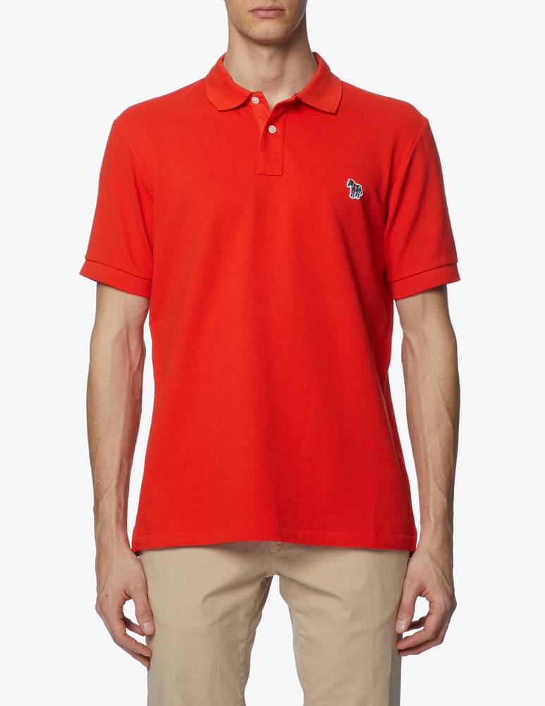 rinascente PS Paul Smith Regular fit zebra polo shirt