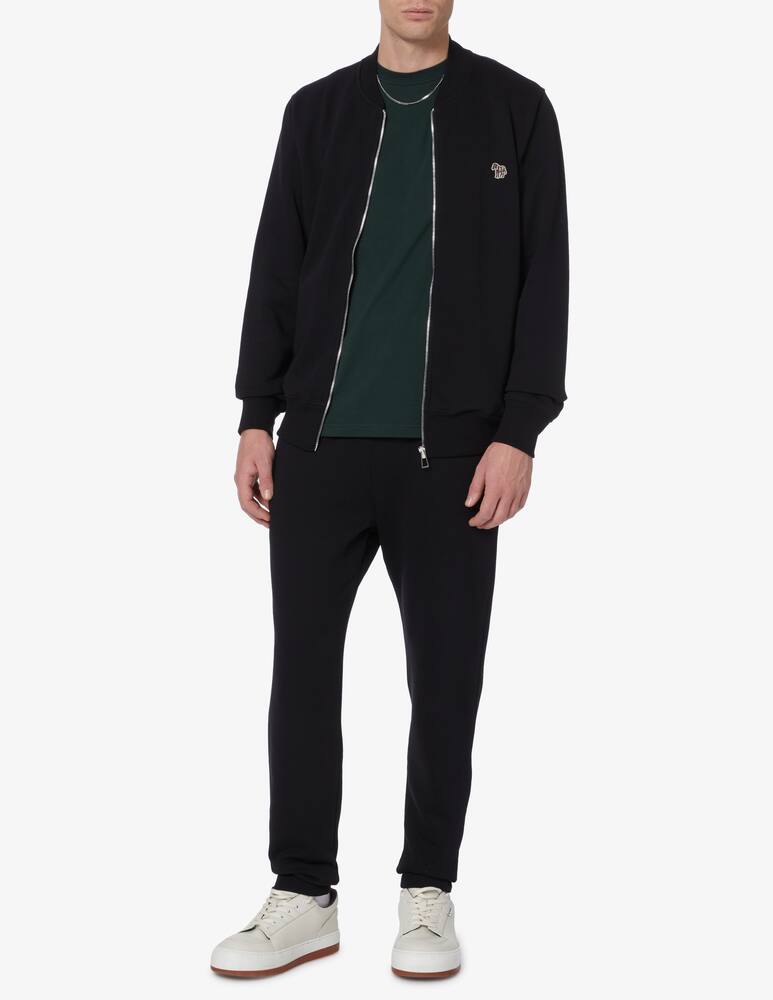 rinascente PS Paul Smith Maglia fit bomber con zip zebra - Nero