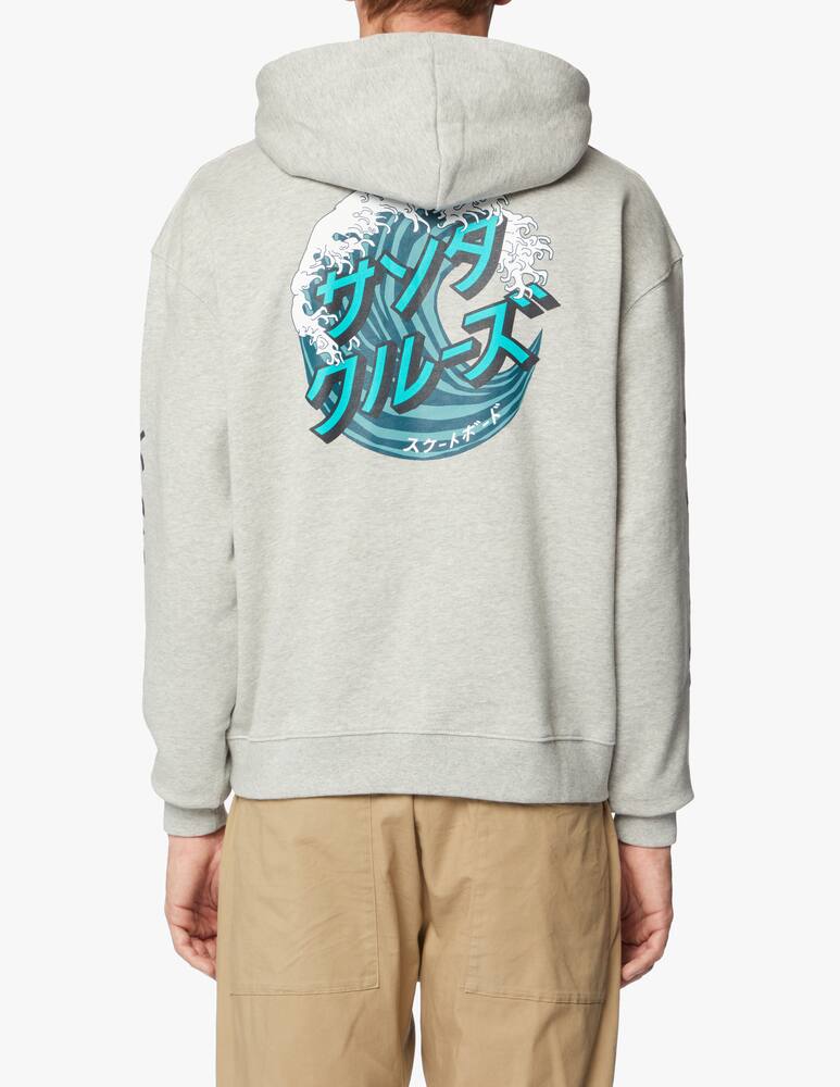 rinascente Santa Cruz Felpa con cappuccio wave dot