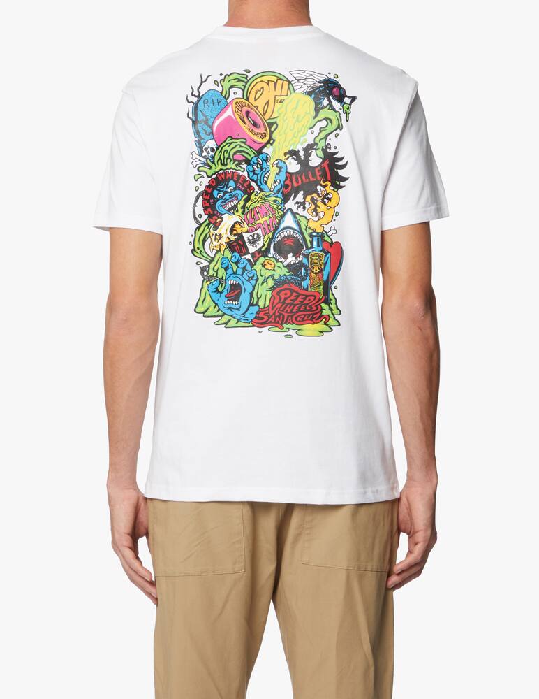 rinascente Santa Cruz Maglietta girocollo logo mash