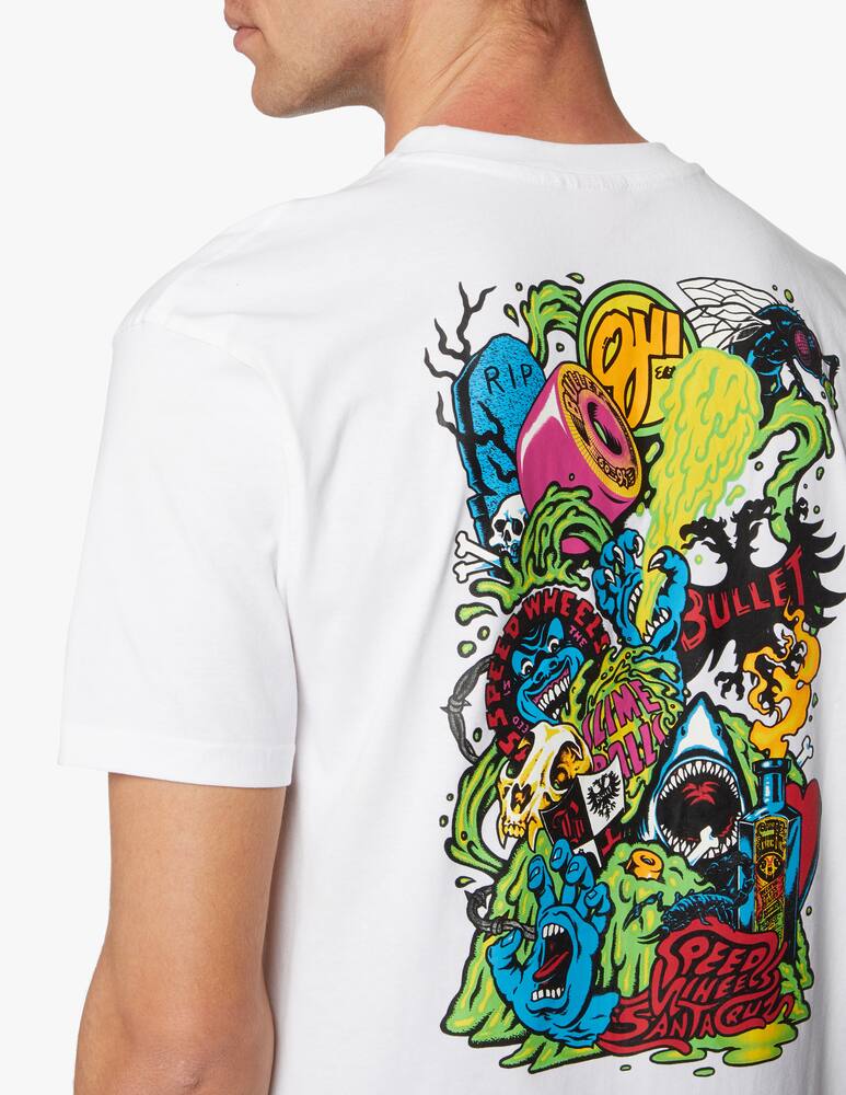 rinascente Santa Cruz Maglietta girocollo logo mash