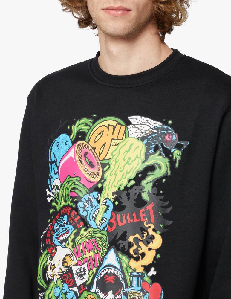 rinascente Santa Cruz Felpa girocollo logo mash