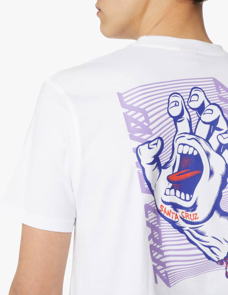 rinascente Santa Cruz T-shirt split white - white