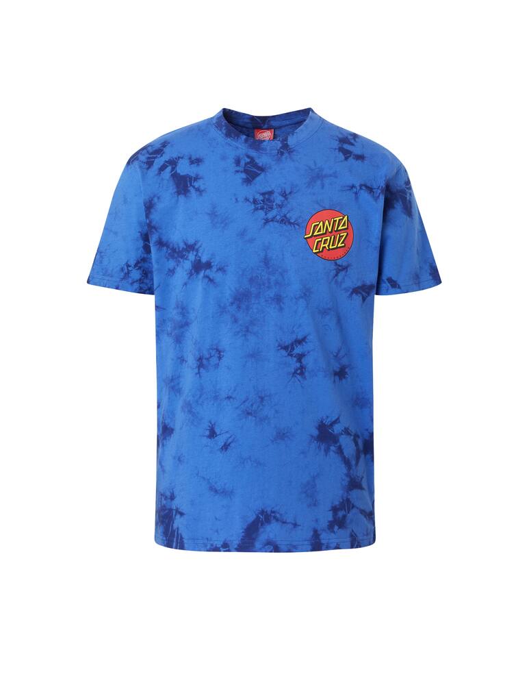rinascente Santa Cruz T-shirt classic logo tye die - blue