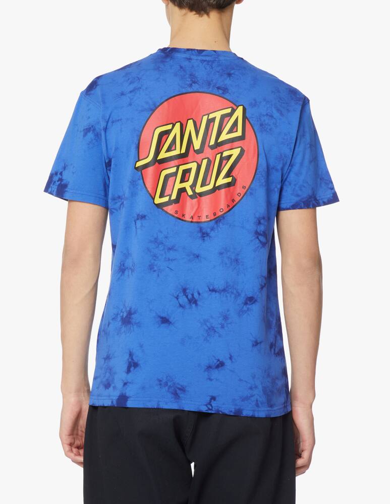 rinascente Santa Cruz T-shirt classic logo tye die - blue