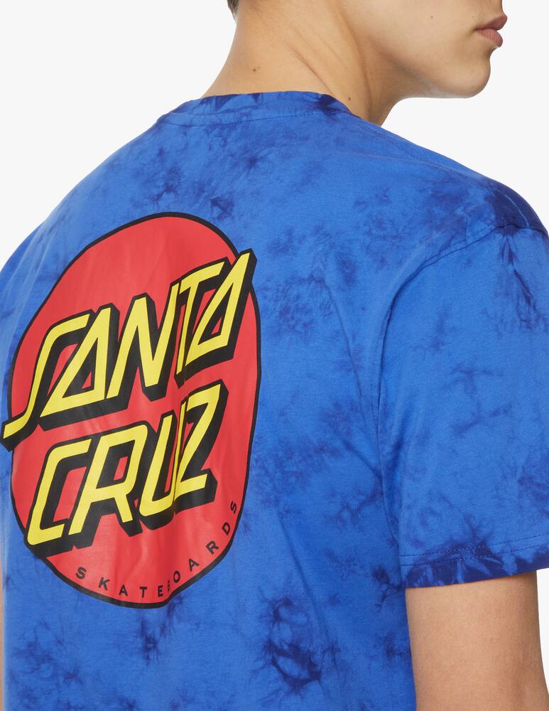 rinascente Santa Cruz T-shirt classic logo tye die - blue