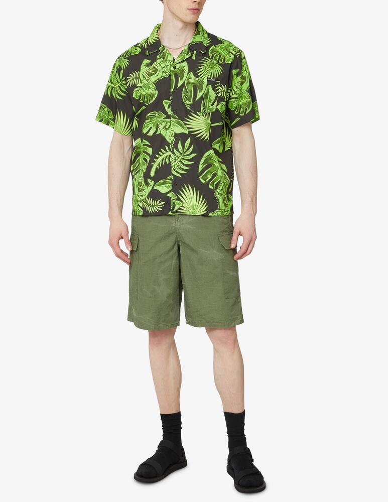 rinascente Santa Cruz Short sleeve cabana shirt - black