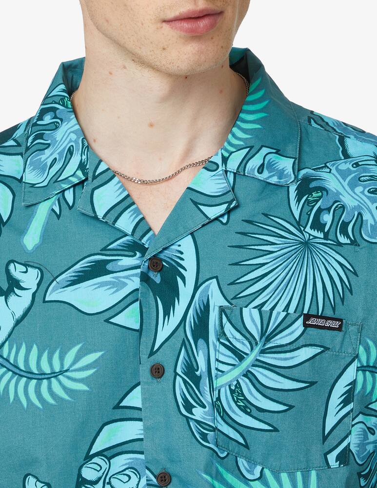 rinascente Santa Cruz Camicia manica corta cabana - azzurro