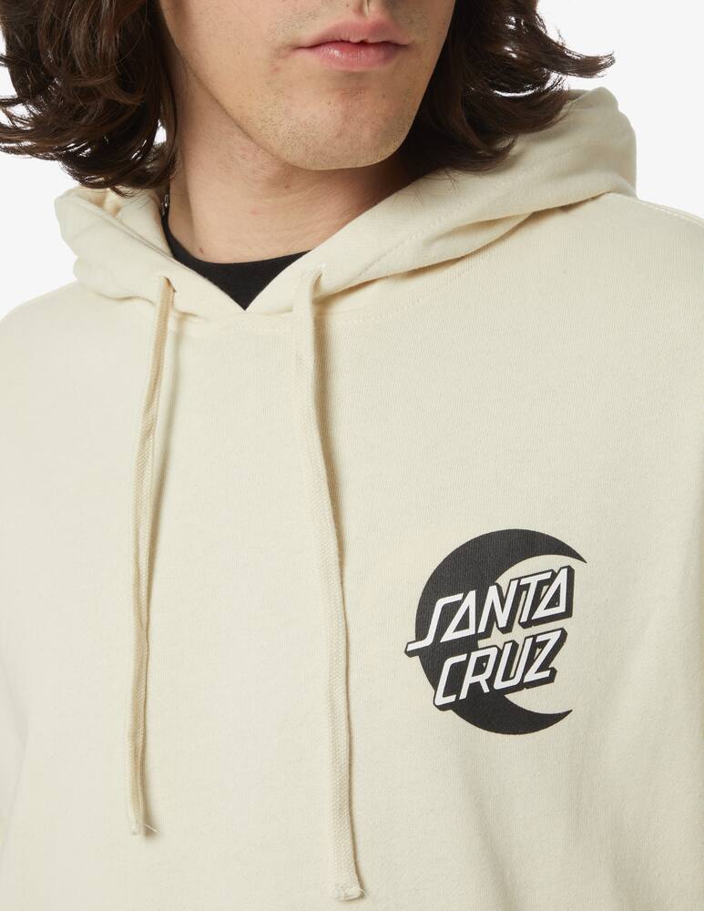 rinascente Santa Cruz Hoodie cabana moon dot - white