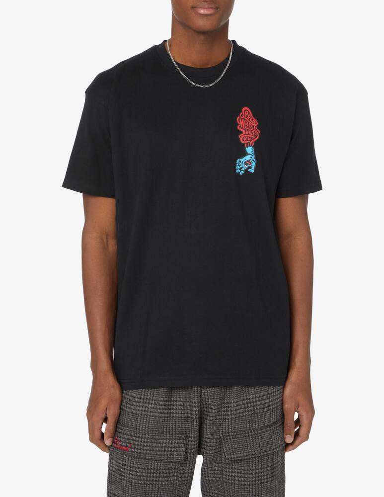 rinascente Santa Cruz Speed wheels scream t-shirt - Black