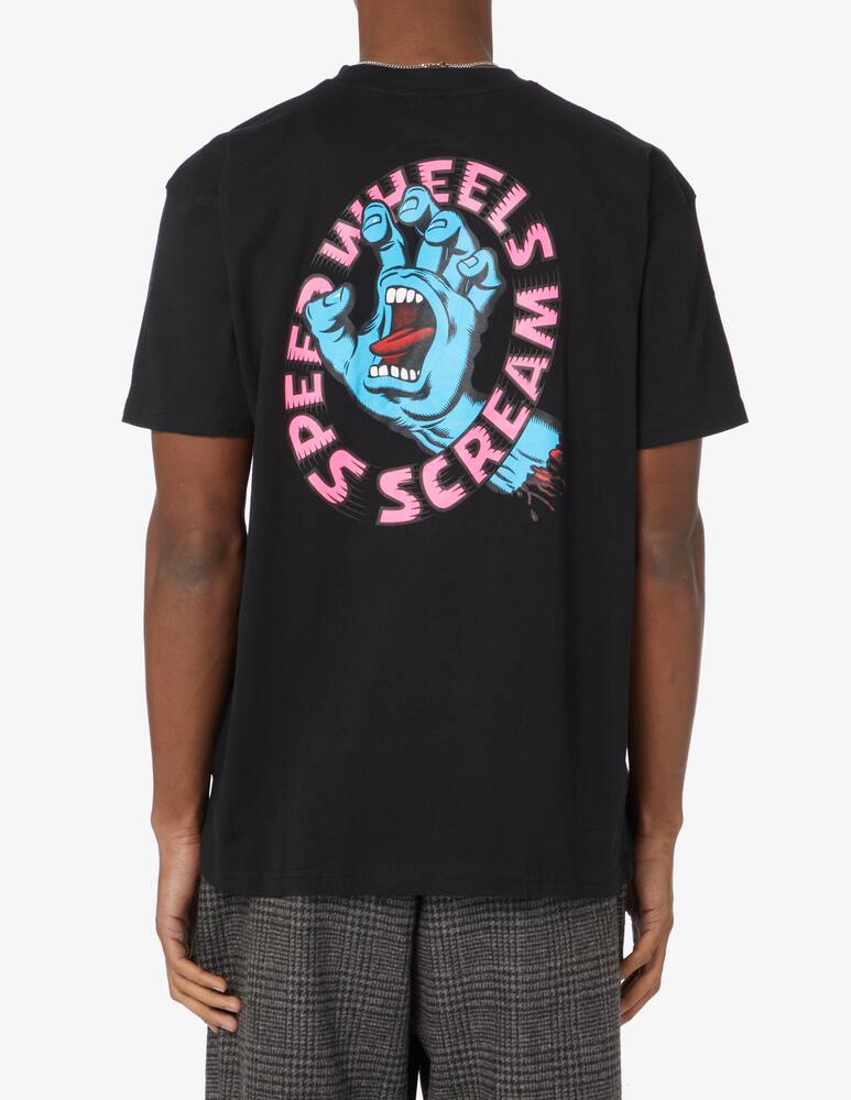 rinascente Santa Cruz Speed wheels scream t-shirt - Black