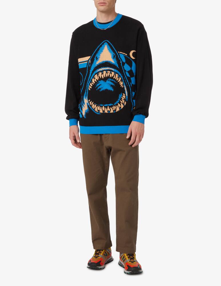 rinascente Santa Cruz Felpa girocollo shark trip  - Nero