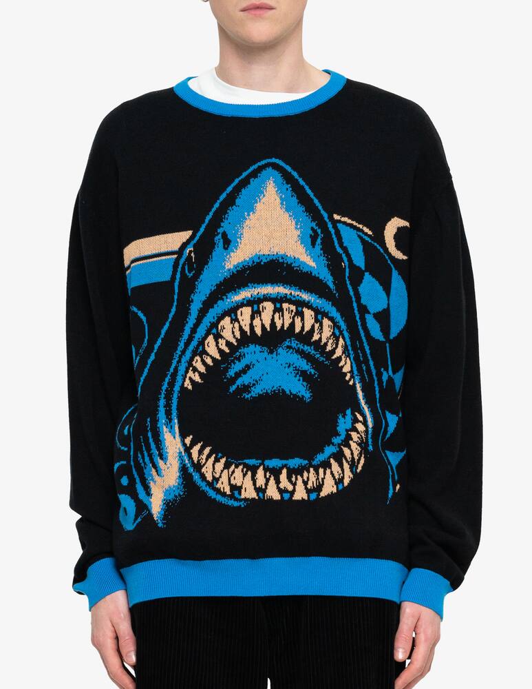 rinascente Santa Cruz Felpa girocollo shark trip  - Nero