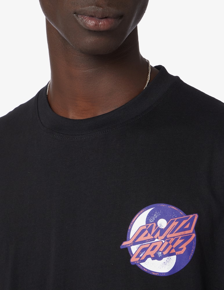 rinascente Santa Cruz Maglietta yin yang dot  - Nero