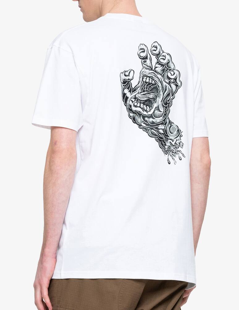 rinascente Santa Cruz Maglietta alive hand  - Bianco