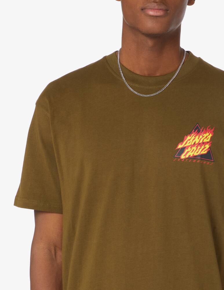 rinascente Santa Cruz Flamed not a dot t-shirt - Green