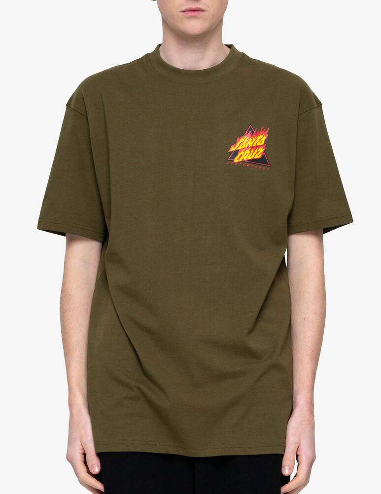 rinascente Santa Cruz Flamed not a dot t-shirt - Green