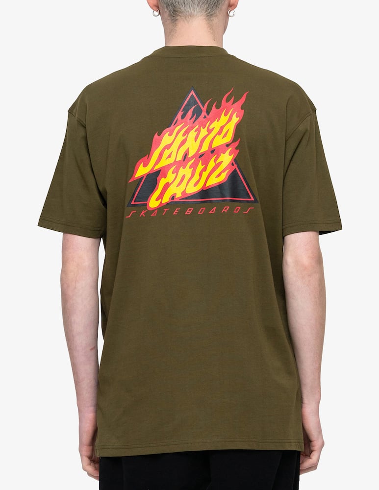 rinascente Santa Cruz Flamed not a dot t-shirt - Green