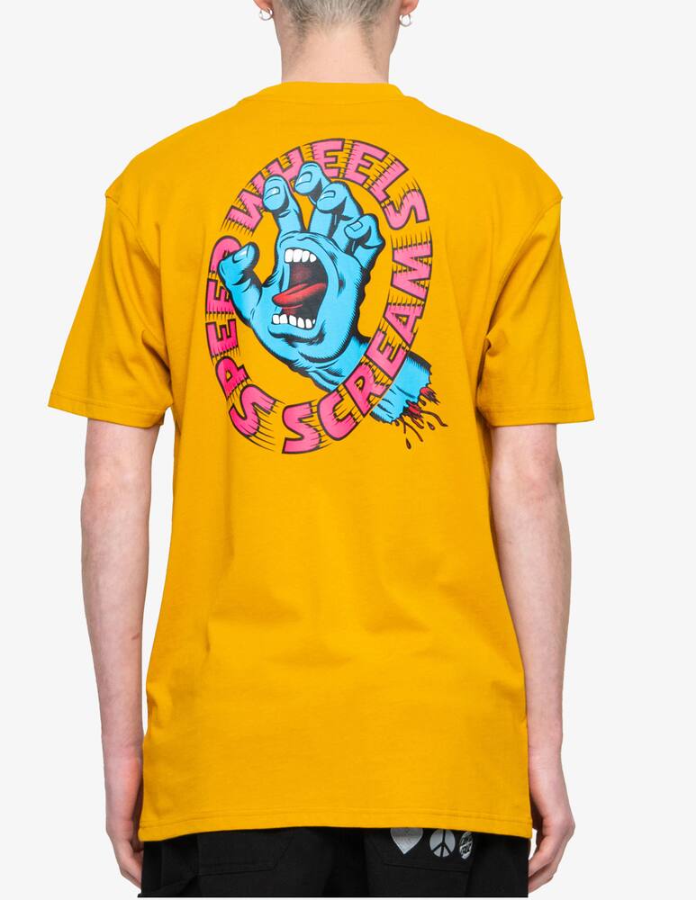 rinascente Santa Cruz Speed wheels scream t-shirt - Orange