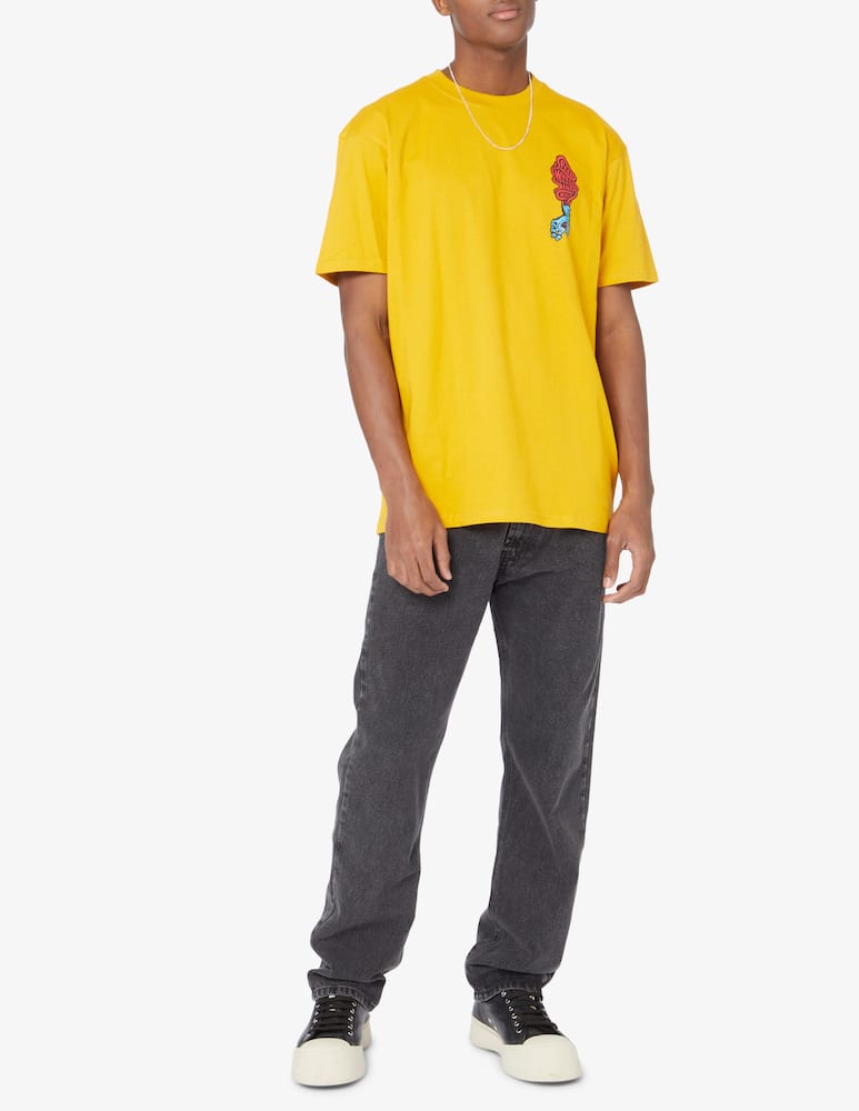 rinascente Santa Cruz Speed wheels scream t-shirt - Orange