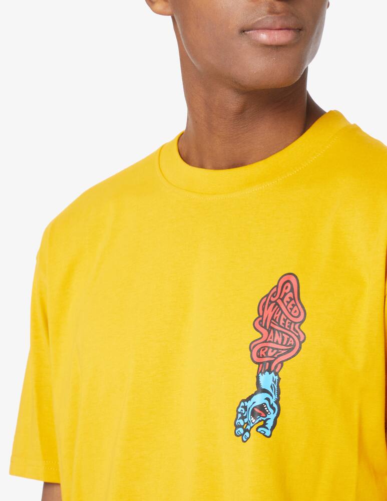 rinascente Santa Cruz Speed wheels scream t-shirt - Orange