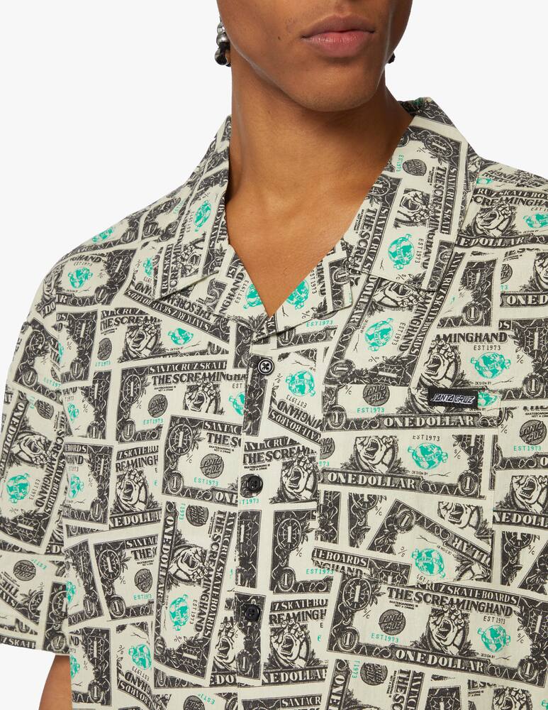 Santa Cruz Camicia maniche corte mako dollar Multicolor - immagine 4 Santa Cruz Camicia maniche corte mako dollar Multicolor - immagine 4